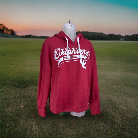 Fanatics OKLAHOMA Hoodie/Pullover-Cardinal-Small-Excellent Condition - Picture 1 of 8